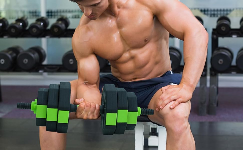 Juego de pesas ajustables 4 en 1 de 66 libras/88 libras de peso, utilizado como pesas rusas, soporte de realce para gimnasio y hogar