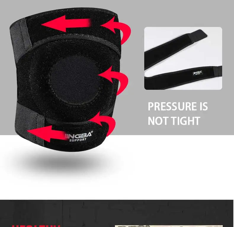 JINGBA SUPPORT rodillera voleibol rodillera deportes al aire libre baloncesto Anti-caída rodillera protector rodillera deportiva