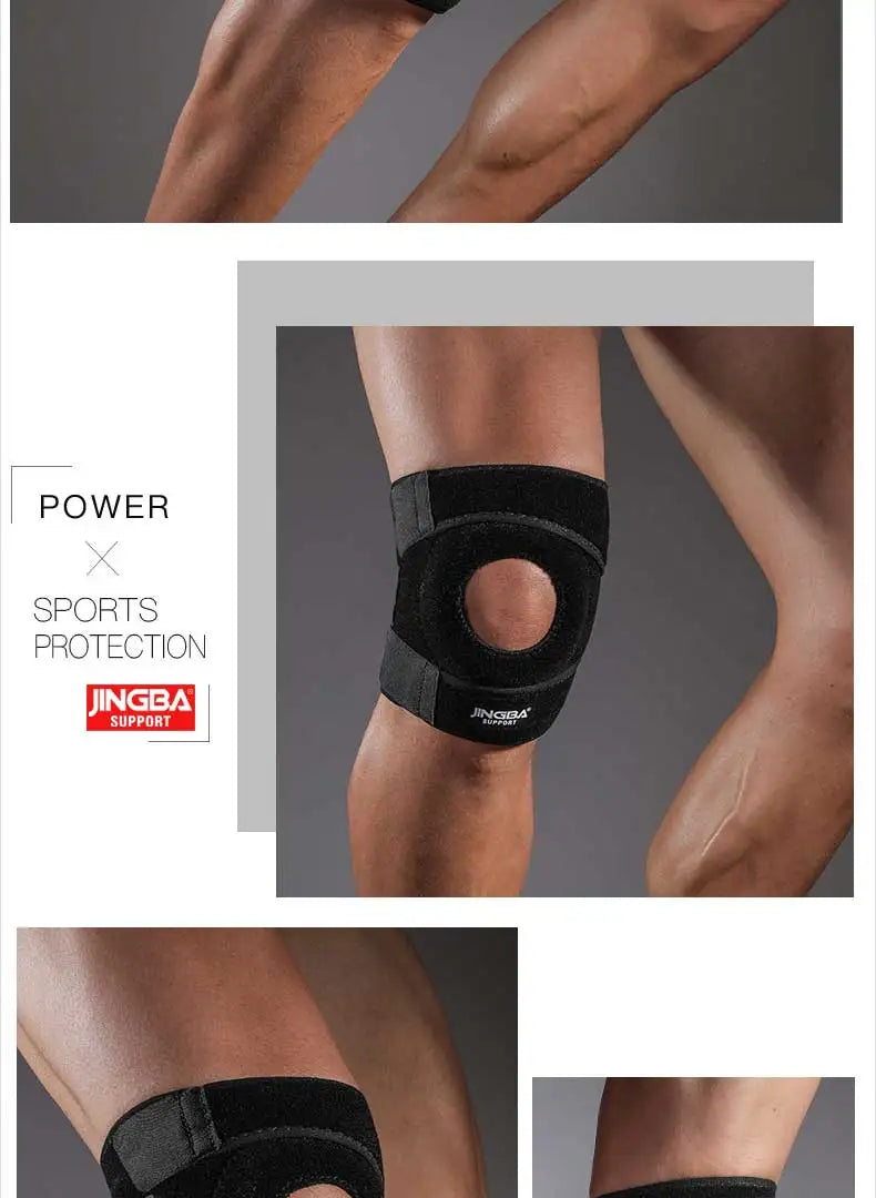 JINGBA SUPPORT rodillera voleibol rodillera deportes al aire libre baloncesto Anti-caída rodillera protector rodillera deportiva