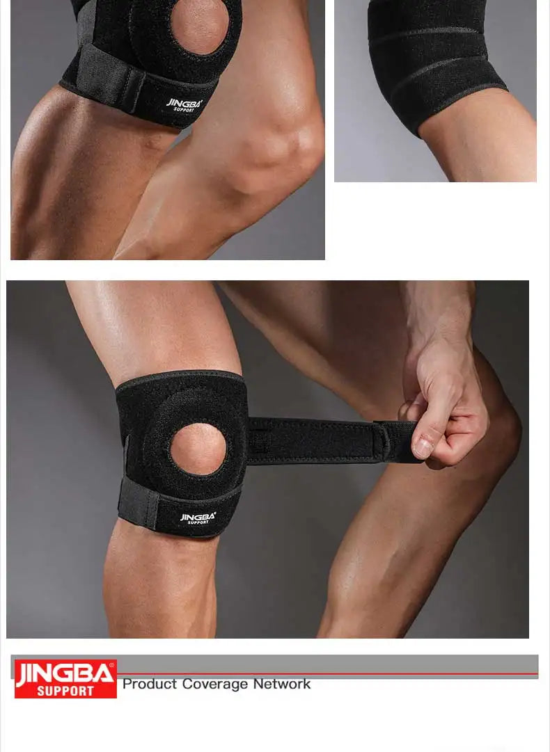 JINGBA SUPPORT rodillera voleibol rodillera deportes al aire libre baloncesto Anti-caída rodillera protector rodillera deportiva