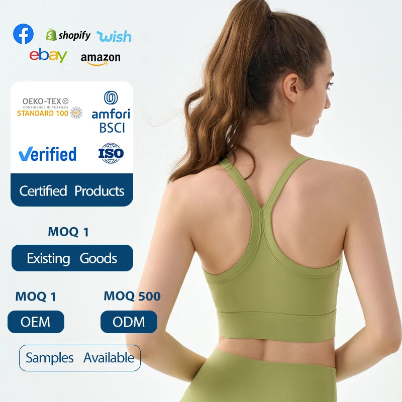 2024 New H-shaped Back Sports Bra for Women's Summer Shockproof Skin Friendly Naked Yoga Tank Top Advanced Pilates Fitness Bra