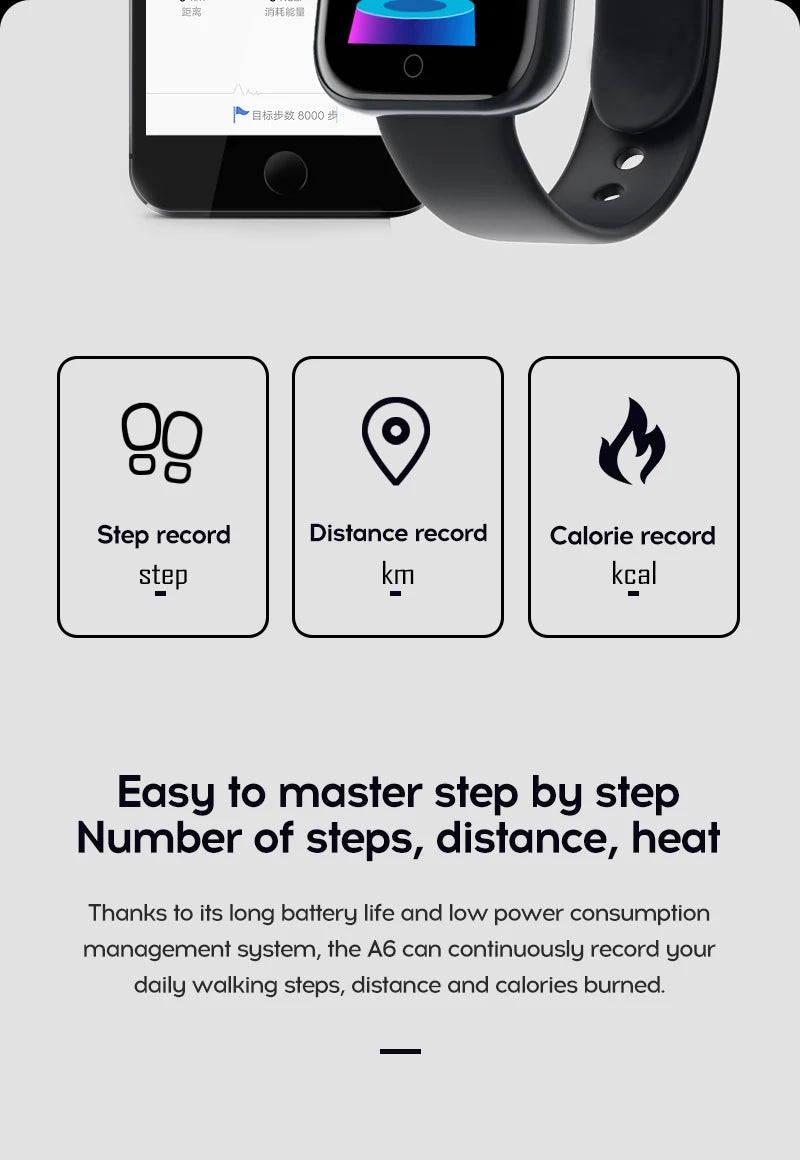 Reloj inteligente multifuncional para hombre y mujer, pulsera deportiva con Bluetooth, Monitor de sueño y música, D20, Y68