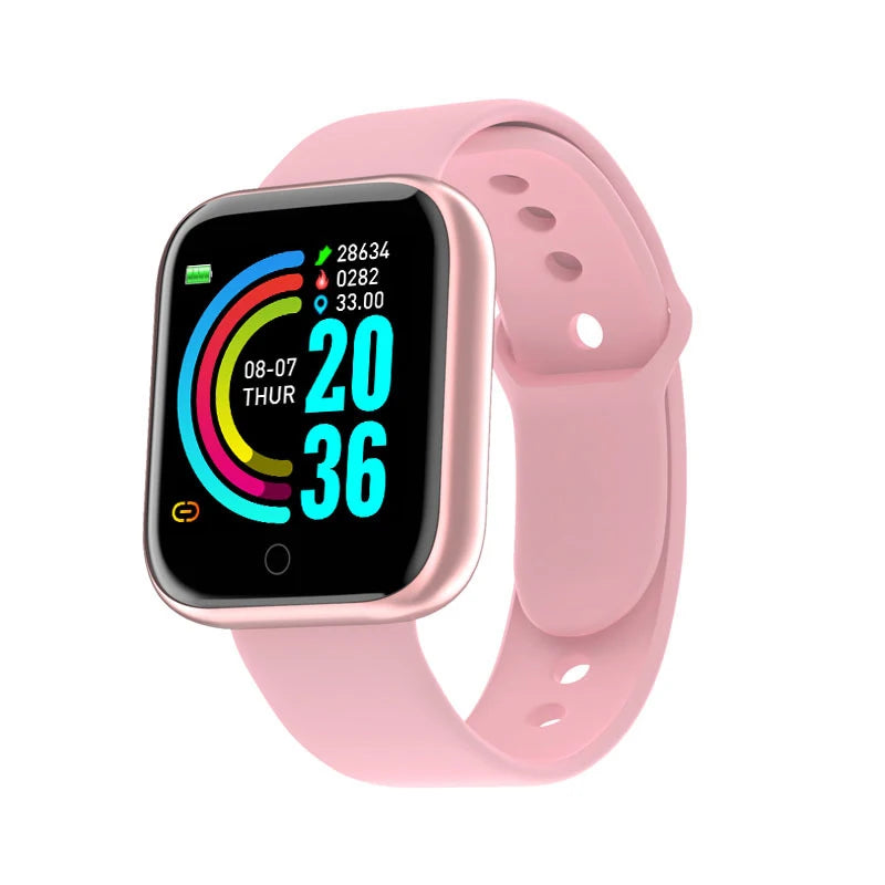 Reloj inteligente multifuncional para hombre y mujer, pulsera deportiva con Bluetooth, Monitor de sueño y música, D20, Y68