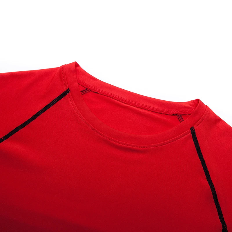 Camiseta de compresión para correr para hombre, camisa deportiva de manga apretado largo para entrenamiento, Jogging, ropa deportiva para gimnasio, ajuste seco, Rashgard