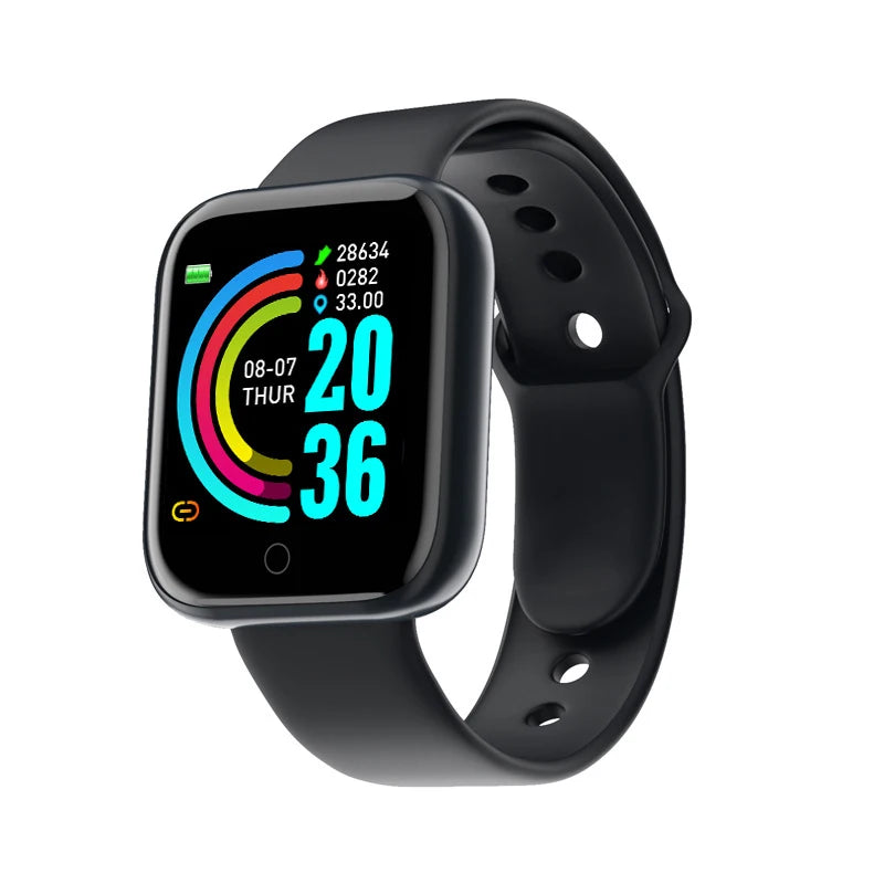 Reloj inteligente multifuncional para hombre y mujer, pulsera deportiva con Bluetooth, Monitor de sueño y música, D20, Y68