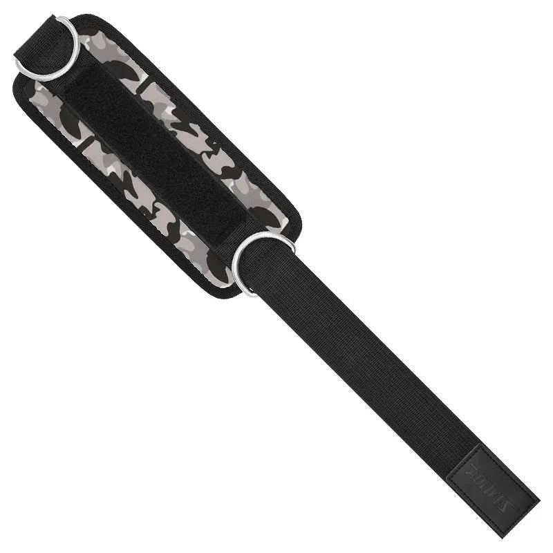 AOLIKES-Puños acolchados ajustables para muñeca y tobillo, correas acolchadas, anillo en D, cola para máquina de Cable, Ideal para ejercicios de glúteos
