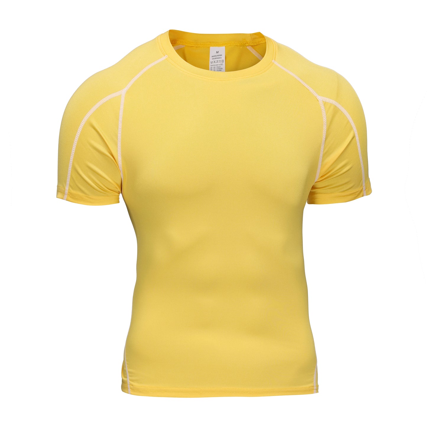 Camiseta para correr para hombre, ropa deportiva de verano, camiseta ajustada para gimnasio, camisetas deportivas para Fitness, medias atléticas elásticas, camisas de compresión para hombre