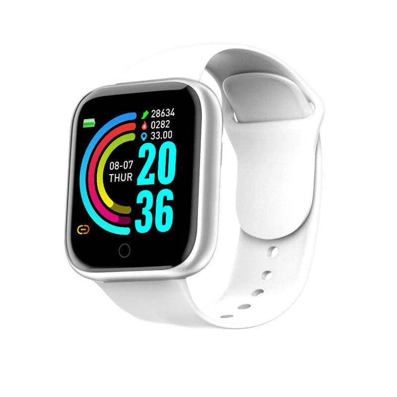 Reloj inteligente multifuncional para hombre y mujer, pulsera deportiva con Bluetooth, Monitor de sueño y música, D20, Y68