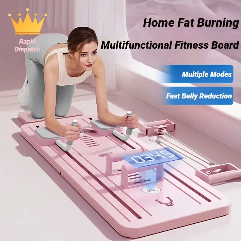 Tabla de ejercicio Abdominal, Fitness, adelgazante, abdomen, rebote automático, ajustador de piernas y brazos, equipo multifuncional