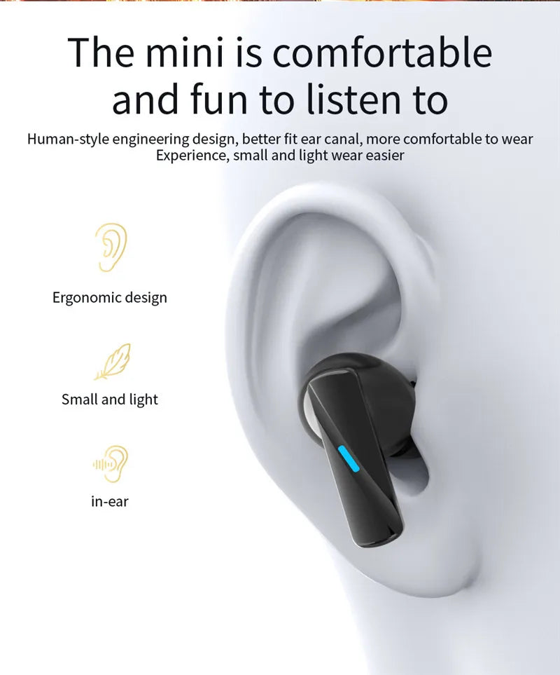Auriculares y auriculares Bluetooth inalámbricos Sony, tapones para los oídos intrauditivos, impermeables, Fitness, movimiento, música, Hedset, funda con tapa