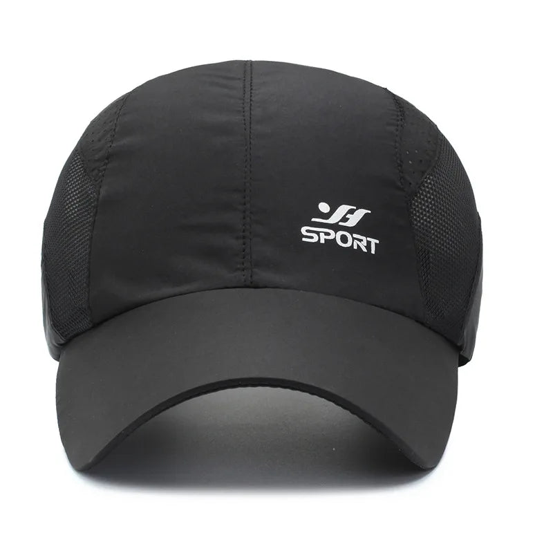 Manténgase protegido con estilo: gorra de béisbol con protección UV con parte superior suave de secado rápido, correa transpirable para senderismo, pesca y exteriores