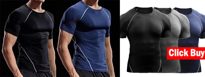 Camiseta para correr para hombre, camisetas deportivas de manga corta de verano para hombre, camiseta de entrenamiento, medias ajustadas, camisetas de compresión para gimnasio y Fitness para hombre