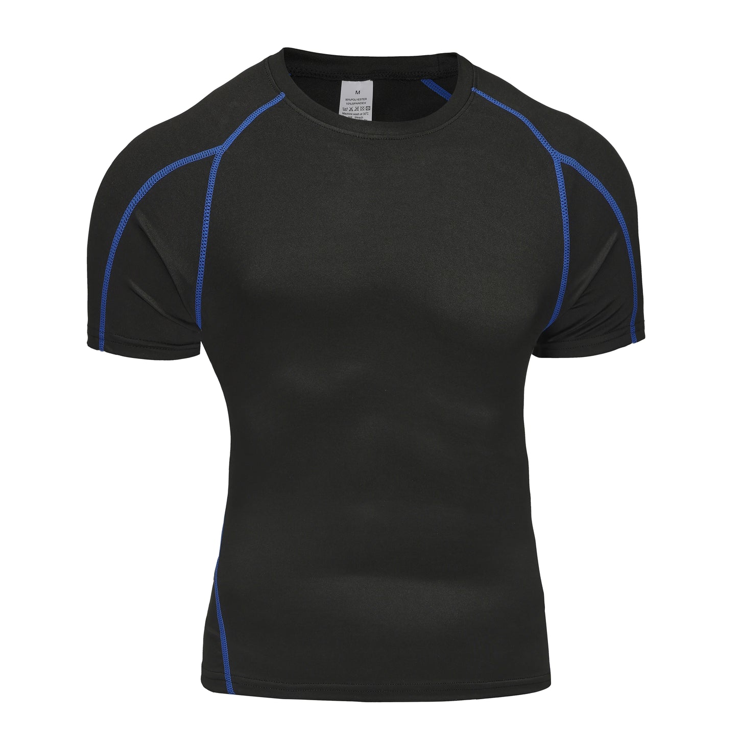 Camiseta para correr para hombre, ropa deportiva de verano, camiseta ajustada para gimnasio, camisetas deportivas para Fitness, medias atléticas elásticas, camisas de compresión para hombre
