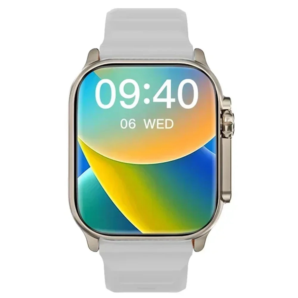 LAXASFIT 2025 el más nuevo reloj inteligente Bluetooth llamada de voz Monitor de ritmo cardíaco pulsera deportiva para Android IOS reloj inteligente regalo