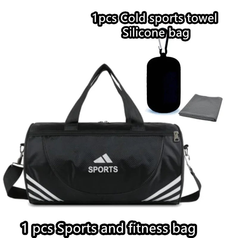 Bolsas de gimnasio impermeables para hombre y mujer, bolsa de viaje portátil de gran capacidad para natación y Fitness, Taekwondo, novedad de 2025, 1-2 uds.