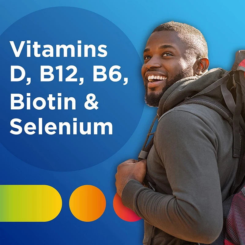 Centrum Multivitamina para hombres y suplementos minerales, soporte energético, masa muscular, sistema inmunológico, antioxidantes