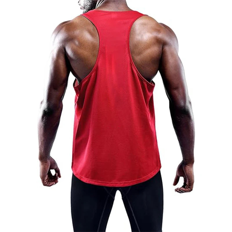 Camiseta sin mangas para correr para hombre, chaleco deportivo de verano para gimnasio, camiseta sin mangas de entrenamiento de secado rápido, camisetas de entrenamiento para hombre, camiseta sin mangas para culturismo y Fit