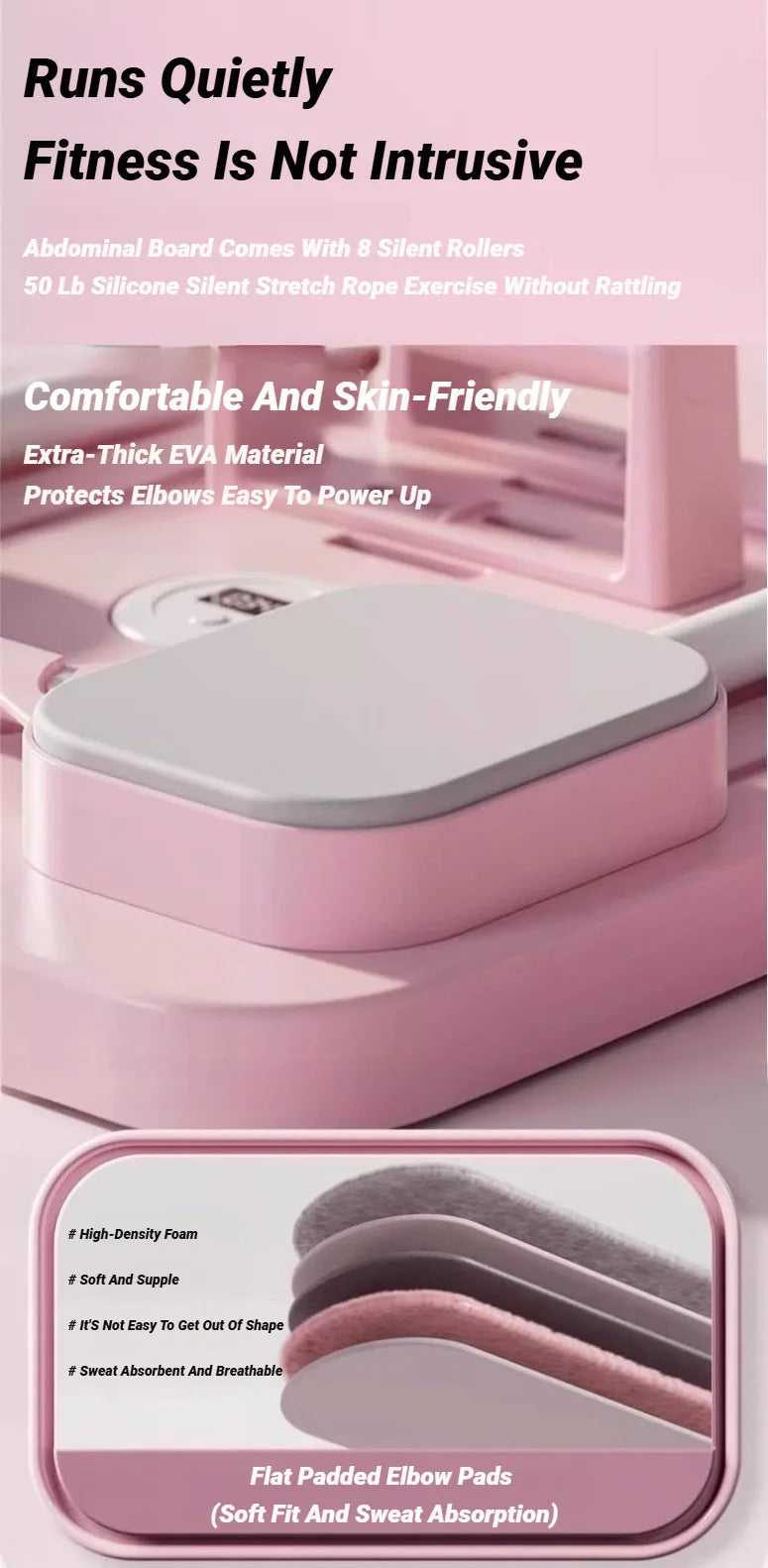 Tabla de ejercicio Abdominal, Fitness, adelgazante, abdomen, rebote automático, ajustador de piernas y brazos, equipo multifuncional