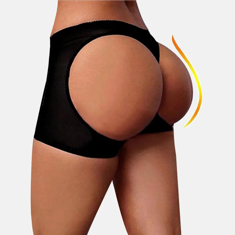 Bragas moldeadoras de glúteos, pantalones cortos, ropa interior para realzar glúteos, bragas moldeadoras de cuerpo para mujer, bragas sexis de realce de glúteos, botín abierto a la cadera