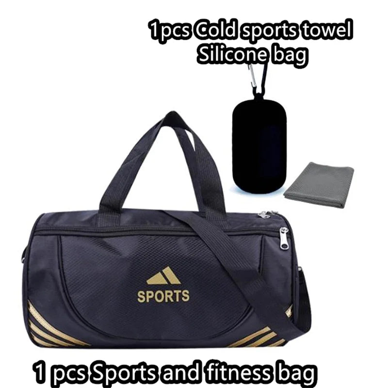 Bolsas de gimnasio impermeables para hombre y mujer, bolsa de viaje portátil de gran capacidad para natación y Fitness, Taekwondo, novedad de 2025, 1-2 uds.