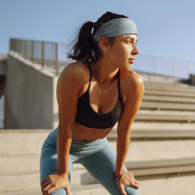 Diadema deportiva absorbente de sudor para correr, protector de frente de fitness, diadema, diadema, nuevo sprin de baloncesto para hombres y mujeres