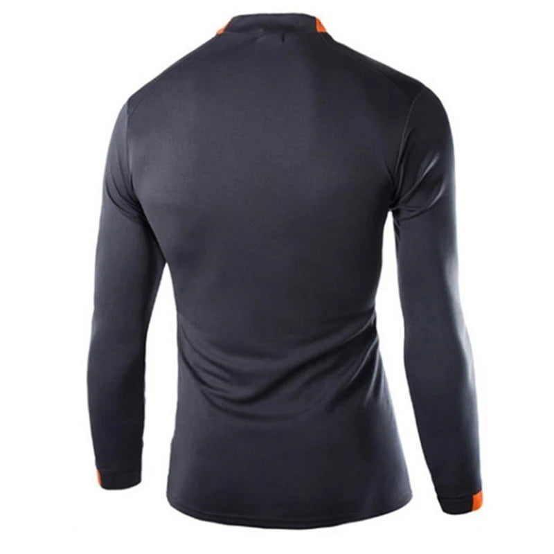 Camiseta de manga larga para hombre, camiseta de compresión de secado rápido para gimnasio, camisas informales de gran tamaño, Tops, blusa transpirable, camisetas, ropa para hombre