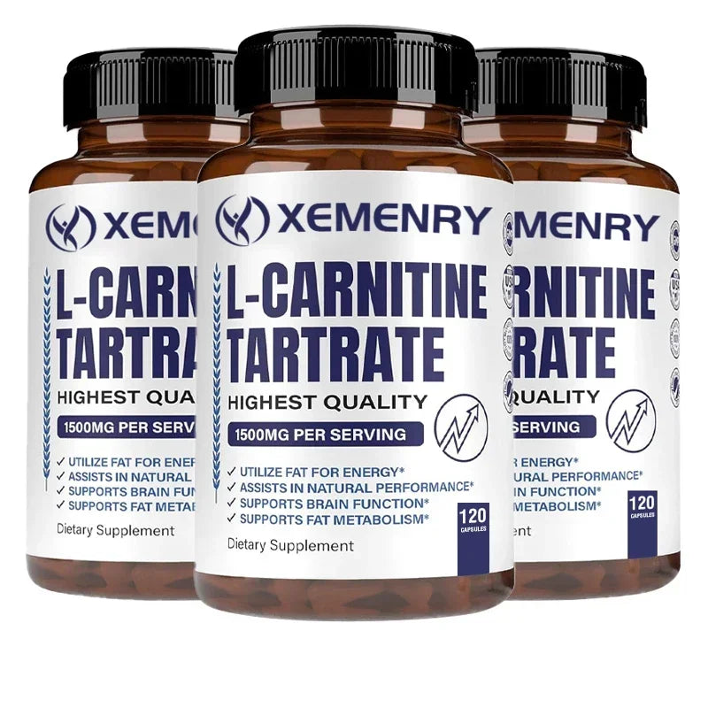 Tarrato de L-carnitina: apoya el metabolismo, el quemador de grasa, promueve el crecimiento muscular, alivia la fatiga, apoya la salud cardiovascular