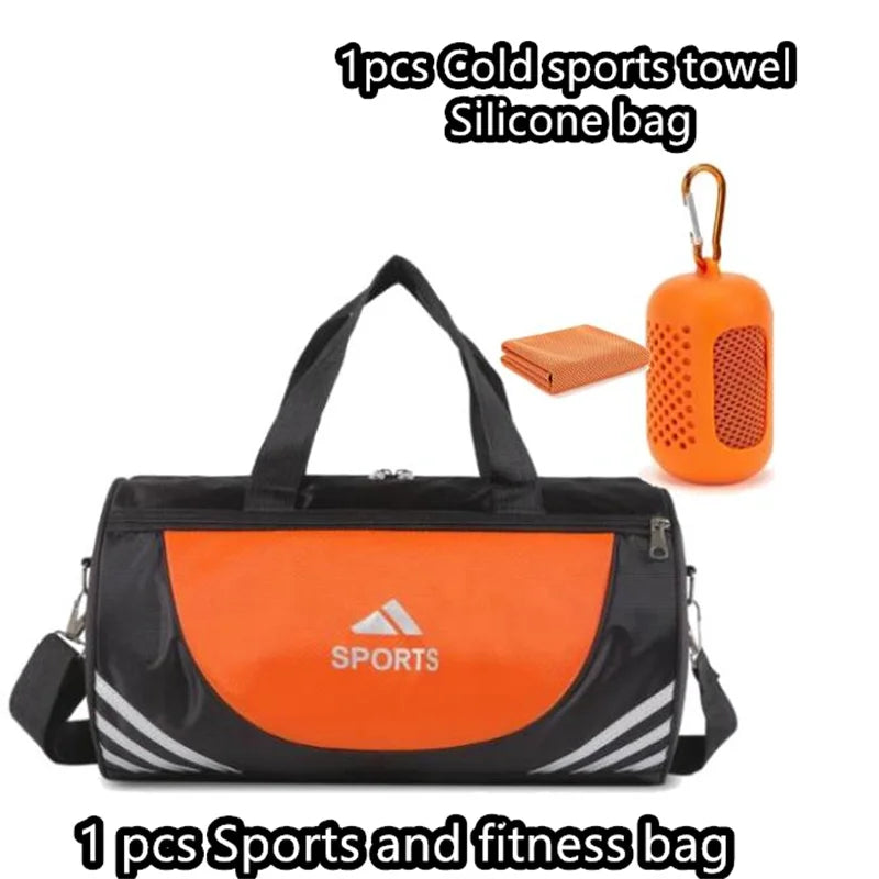 Bolsas de gimnasio impermeables para hombre y mujer, bolsa de viaje portátil de gran capacidad para natación y Fitness, Taekwondo, novedad de 2025, 1-2 uds.