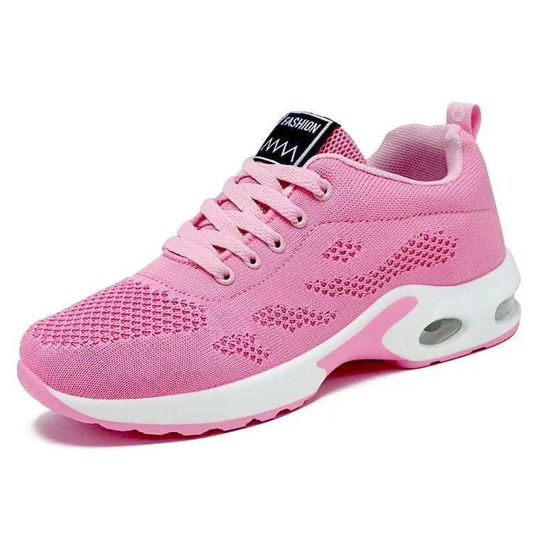 Zapatos de mujer, zapatillas informales, suela blanda, zapatos informales transpirables de malla, zapatos de viaje ligeros para correr, zapatos de verano para mujer