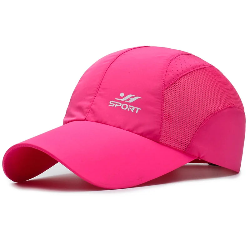 Manténgase protegido con estilo: gorra de béisbol con protección UV con parte superior suave de secado rápido, correa transpirable para senderismo, pesca y exteriores
