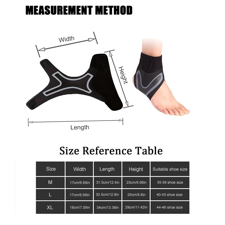 Tobillera de soporte, manga de compresión, vendaje elástico para pie, envoltura protectora, calcetines deportivos, 1 ud.