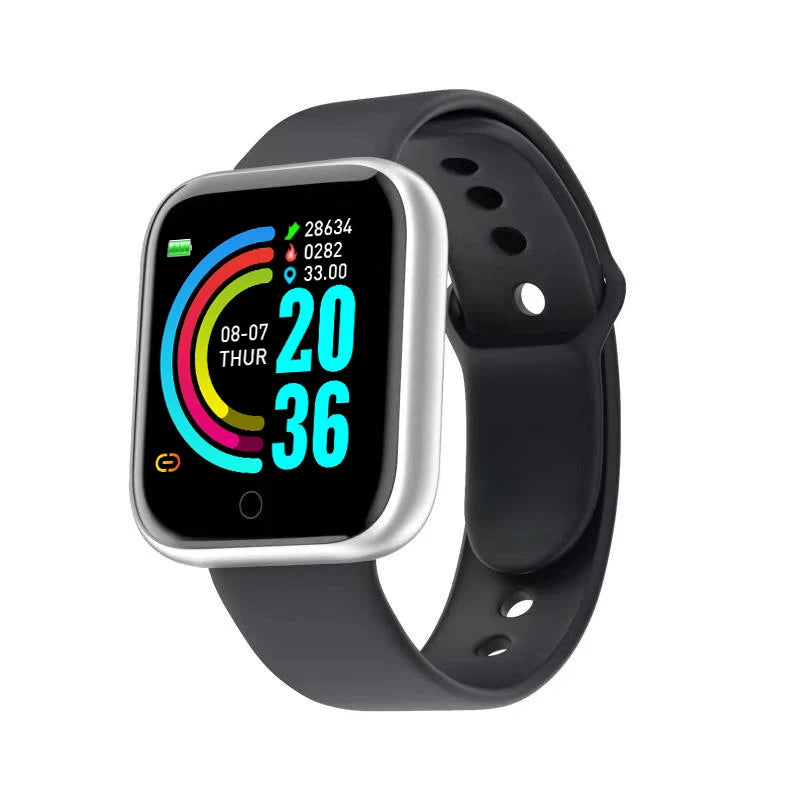 Reloj inteligente multifuncional para hombre y mujer, pulsera deportiva con Bluetooth, Monitor de sueño y música, D20, Y68