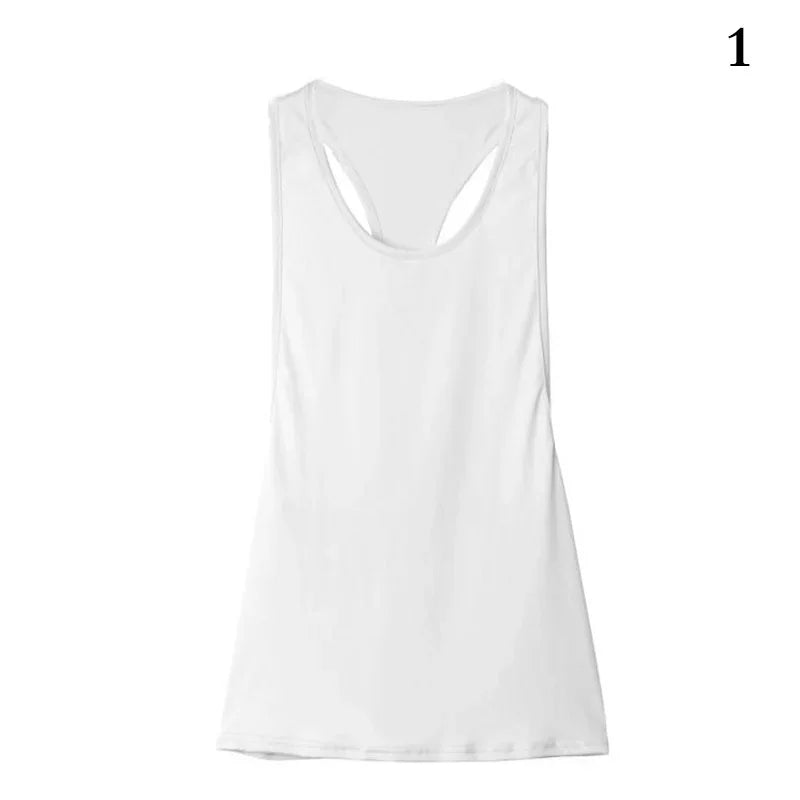 Camiseta deportiva nueva para mujer, camiseta sin mangas deportiva para Fitness, parte trasera en forma de T, camiseta sin mangas ajustada de secado rápido para correr, abrigo