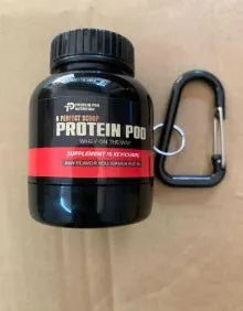 Contenedor de proteína en polvo ZK30, organizador de pastillas, llavero de proteínas, nutrición deportiva, botella de agua, llavero de proteína de suero deportivo
