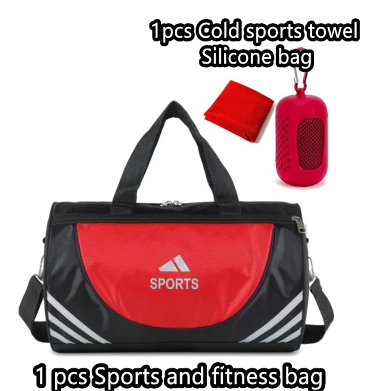 Bolsas de gimnasio impermeables para hombre y mujer, bolsa de viaje portátil de gran capacidad para natación y Fitness, Taekwondo, novedad de 2025, 1-2 uds.
