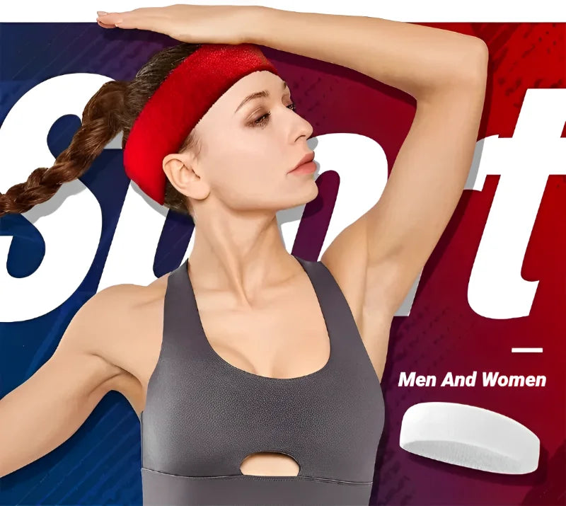 Diadema elástica de algodón para deportes al aire libre, diademas de moda para mujeres y hombres, bandas elásticas para el cabello para correr, Fitness y Yoga