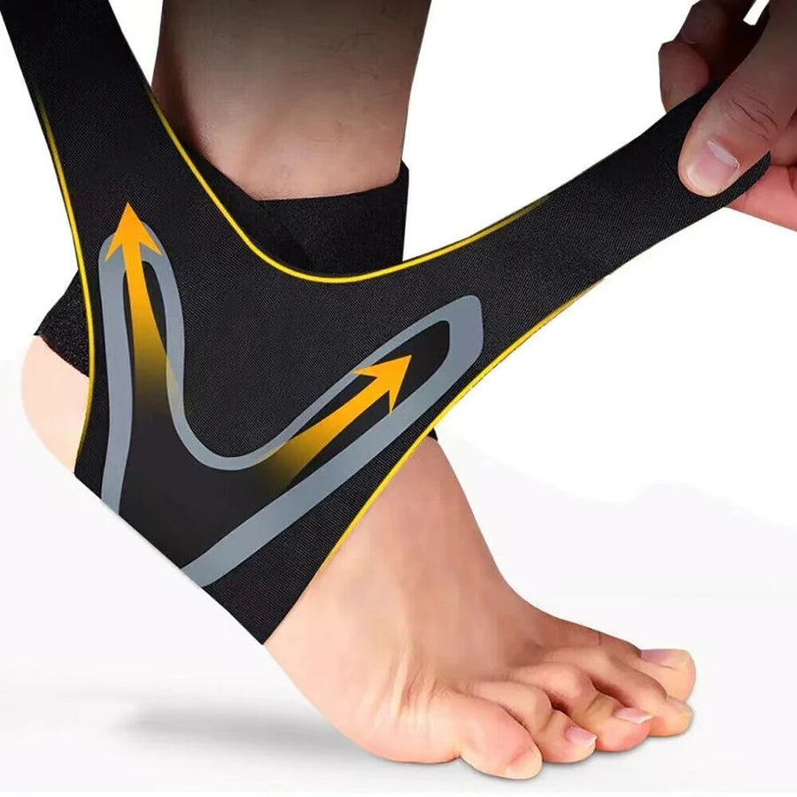 Tobillera de soporte, manga de compresión, vendaje elástico para pie, envoltura protectora, calcetines deportivos, 1 ud.