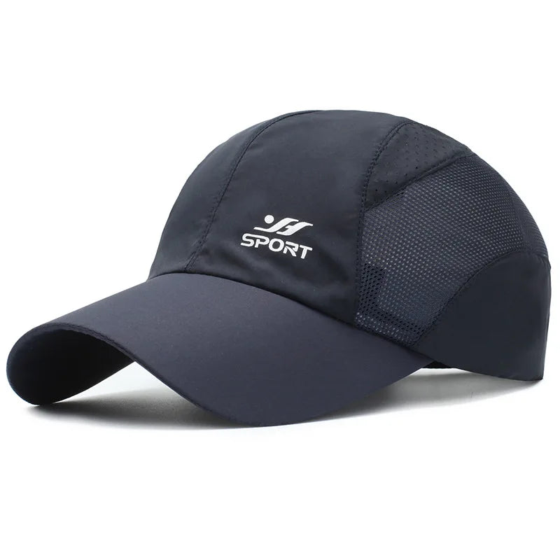 Manténgase protegido con estilo: gorra de béisbol con protección UV con parte superior suave de secado rápido, correa transpirable para senderismo, pesca y exteriores