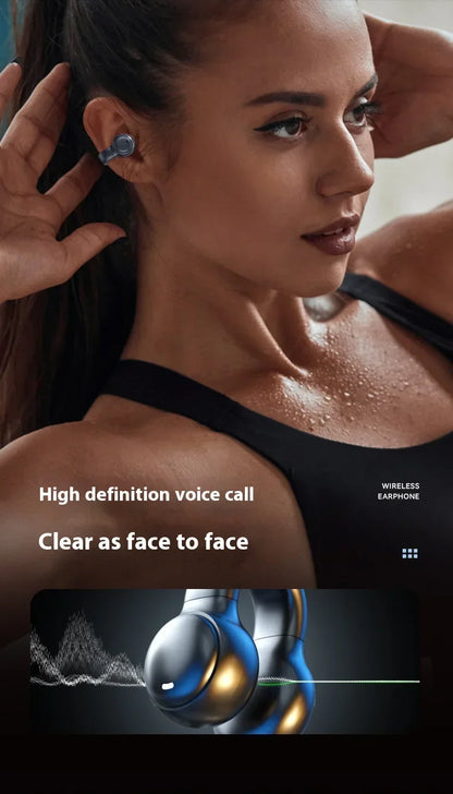 XIAOMI-auriculares inalámbricos con Bluetooth, cascos de conducción ósea con cancelación de ruido y micrófono para deportes, estuche de carga