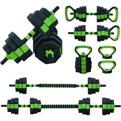 Juego de pesas ajustables 4 en 1 de 66 libras/88 libras de peso, utilizado como pesas rusas, soporte de realce para gimnasio y hogar