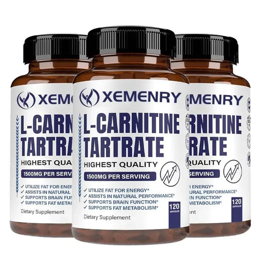 Tarrato de L-carnitina: apoya el metabolismo, el quemador de grasa, promueve el crecimiento muscular, alivia la fatiga, apoya la salud cardiovascular