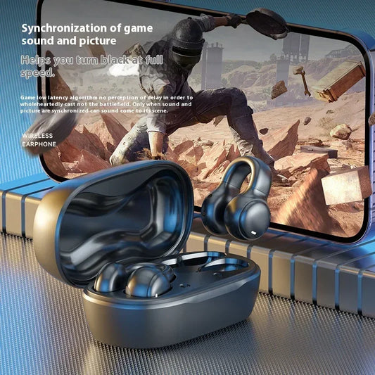 XIAOMI-auriculares inalámbricos con Bluetooth, cascos de conducción ósea con cancelación de ruido y micrófono para deportes, estuche de carga