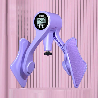 Entrenador de cadera con contador Digital, entrenadores de piernas, suelo pélvico, fuerza muscular, ejercitador de piernas ajustable, equipo de Fitness interior del muslo