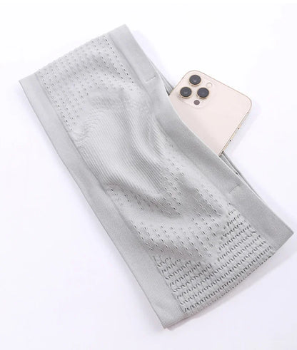 Riñonera deportiva Invisible sin costuras para correr, riñonera para gimnasio, bolsa ligera y transpirable para teléfono, bolsa elástica portátil para ciclismo