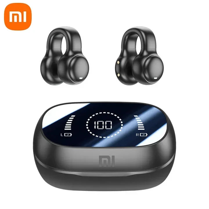 XIAOMI-auriculares inalámbricos con Bluetooth, cascos de conducción ósea con cancelación de ruido y micrófono para deportes, estuche de carga