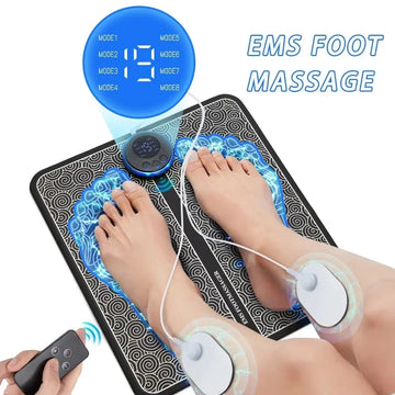 Almohadilla masajeadora de pies eléctrica, entrenador de relajación de masaje muscular para masaje, Fitness, deporte al aire libre, relajación familiar en casa