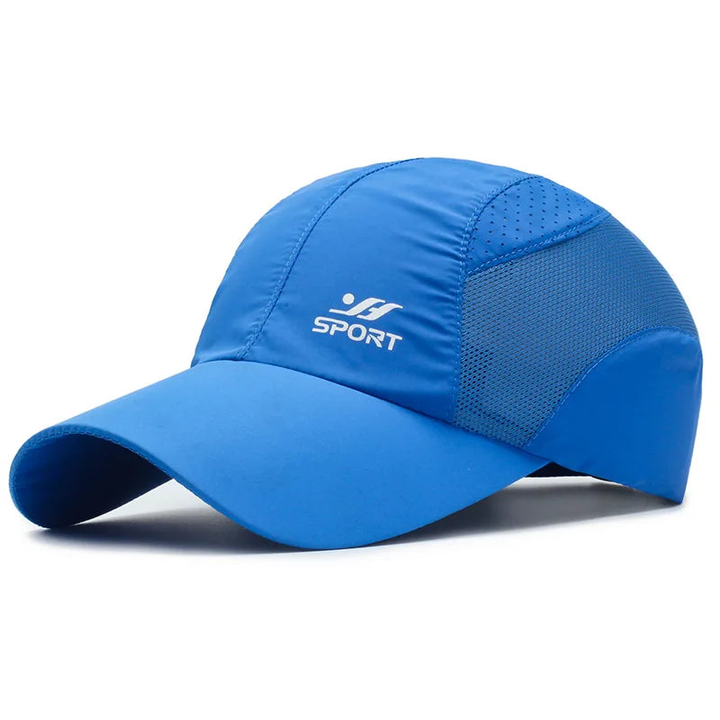 Manténgase protegido con estilo: gorra de béisbol con protección UV con parte superior suave de secado rápido, correa transpirable para senderismo, pesca y exteriores