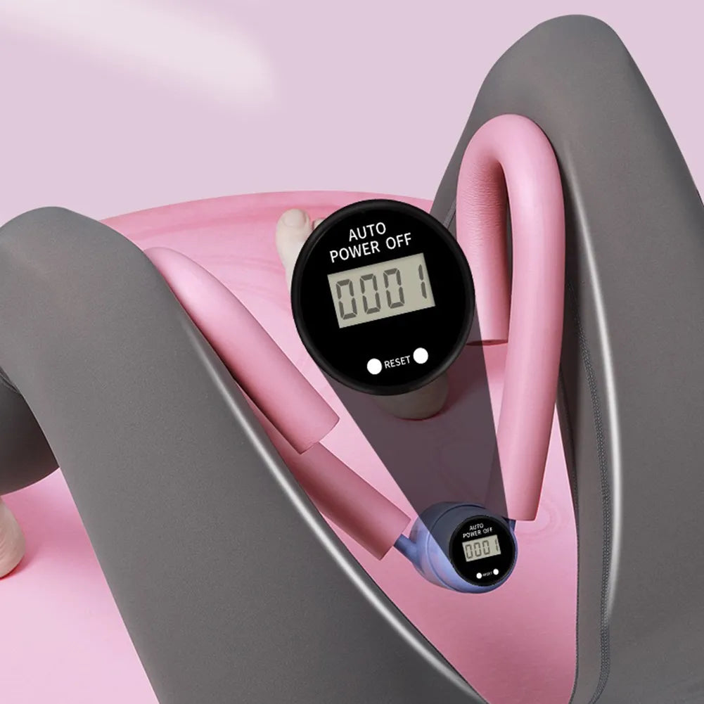 Entrenador de cadera con contador Digital, entrenadores de piernas, suelo pélvico, fuerza muscular, ejercitador de piernas ajustable, equipo de Fitness interior del muslo