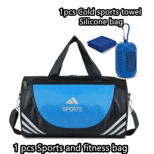Bolsas de gimnasio impermeables para hombre y mujer, bolsa de viaje portátil de gran capacidad para natación y Fitness, Taekwondo, novedad de 2025, 1-2 uds.