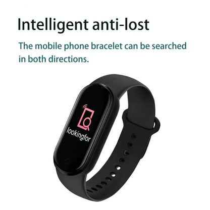 Reloj inteligente M6 para hombre y mujer, pulsera deportiva con Monitor de frecuencia cardíaca y presión arterial, resistente al agua, multifunción